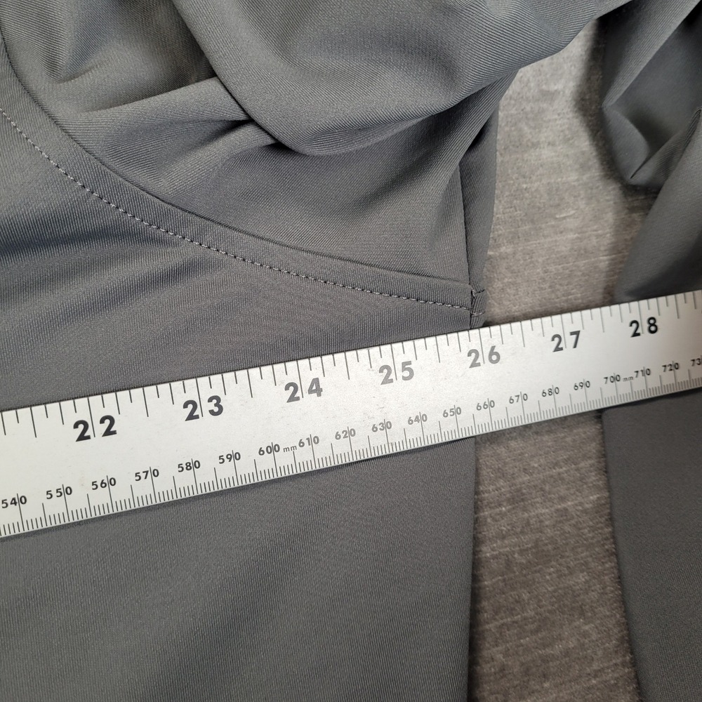 Peter Millar Mens XL Gray Quarter Zip Pullover NCH Logo Performance Golf Shirt - Picture 6 of 6